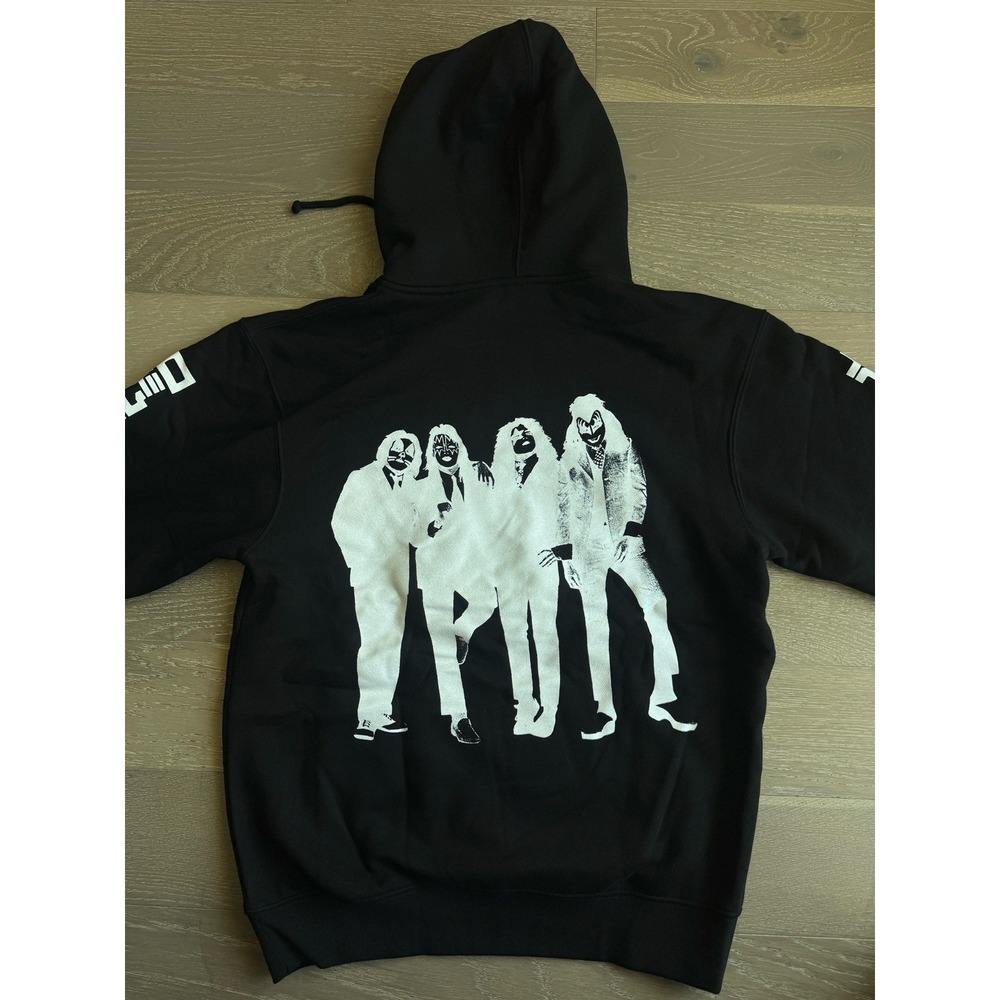 MEDIUM KISS Rock and Roll All Nite Single Sweatshirt Hoodie RARE LE ✅❤️ NEW - Picture 6 of 11